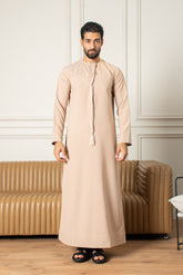 Essentials Emirati Thobe- French Beige