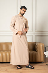 Essentials Emirati Thobe- French Beige