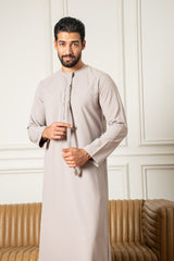Essentials Emirati Thobe- Desert Taupe