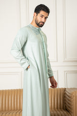 Emirati Thobe- Glacier Green