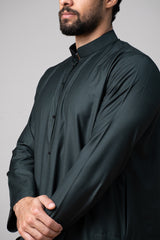 Bahraini Thobe- Forest Green