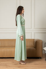 Yasmine Djellaba- Mint Green