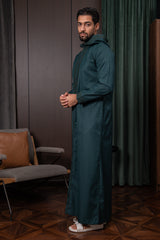 Moroccan Thobe- Racing Green