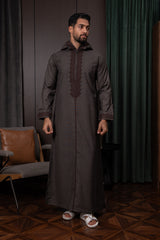 ثوب مغربي - بني داكن