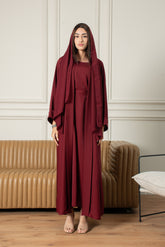 The Essential Abaya - Burgundy