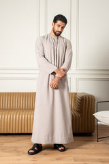 Essentials Emirati Thobe- Desert Taupe