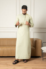 Essentials Emirati Thobe- Parisian Green