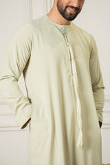 Essentials Emirati Thobe- Parisian Green
