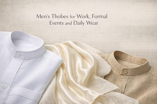 Men’s Thobes for Work Formal Events and Daily Wear