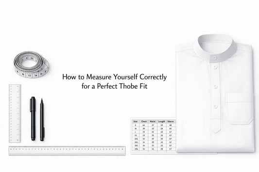 How to Measure Yourself Correctly for a Perfect Thobe Fit