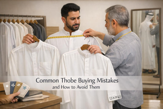 Common Thobe Buying Mistakes and How to Avoid Them