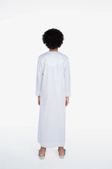 Kids Emirati Thobe- White