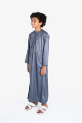 Kids Emirati Thobe- Grey