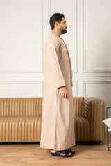 Essentials Emirati Thobe- French Beige