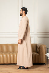 Essentials Emirati Thobe- French Beige