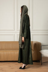 Midnight Petal Abaya- Green