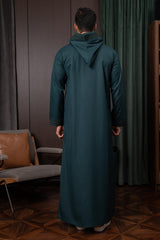Moroccan Thobe- Racing Green
