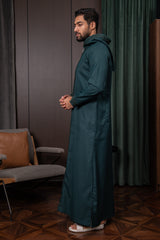 Moroccan Thobe- Racing Green