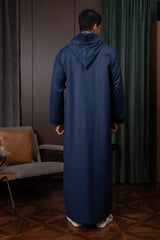 Moroccan Thobe- Royal Blue