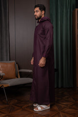 ثوب مغربي - بنفسجي توتي