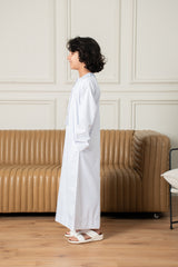Kids Basics Emirati Thobe- White
