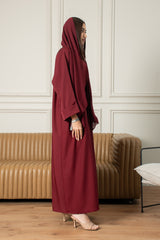 The Essential Abaya - Burgundy