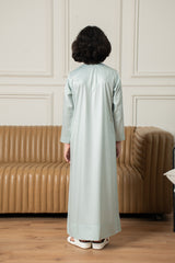 ثوب إماراتي للأطفال - أخضر جليدي