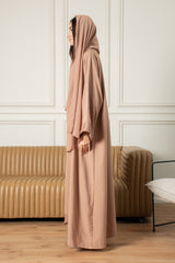 العباية الأساسية - لون نحاسي وردي