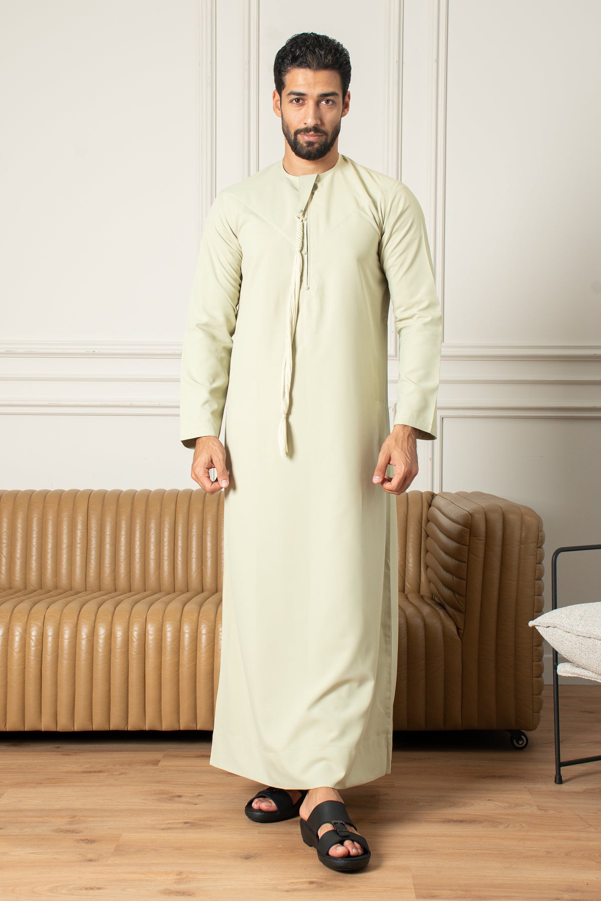 Essentials Emirati Thobe- Parisian Green